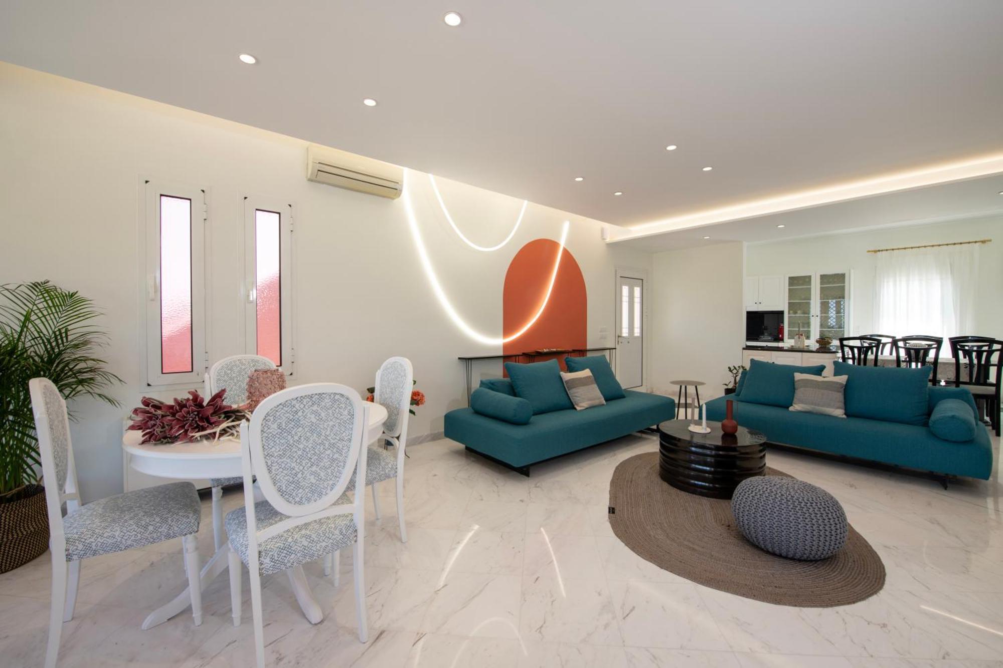 Villa Eleni 100M From The Sea Rapanianá 外观 照片