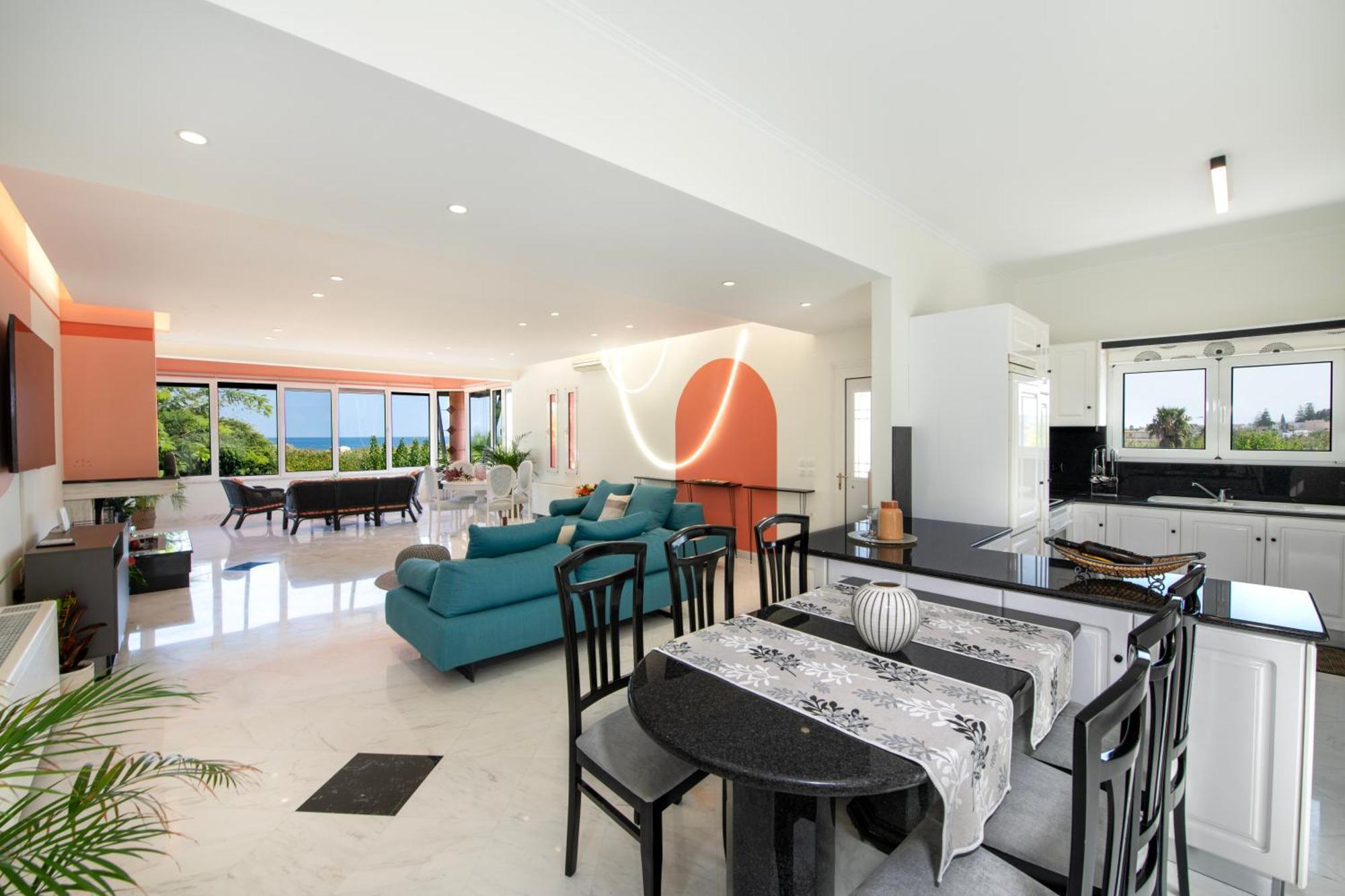 Villa Eleni 100M From The Sea Rapanianá 外观 照片