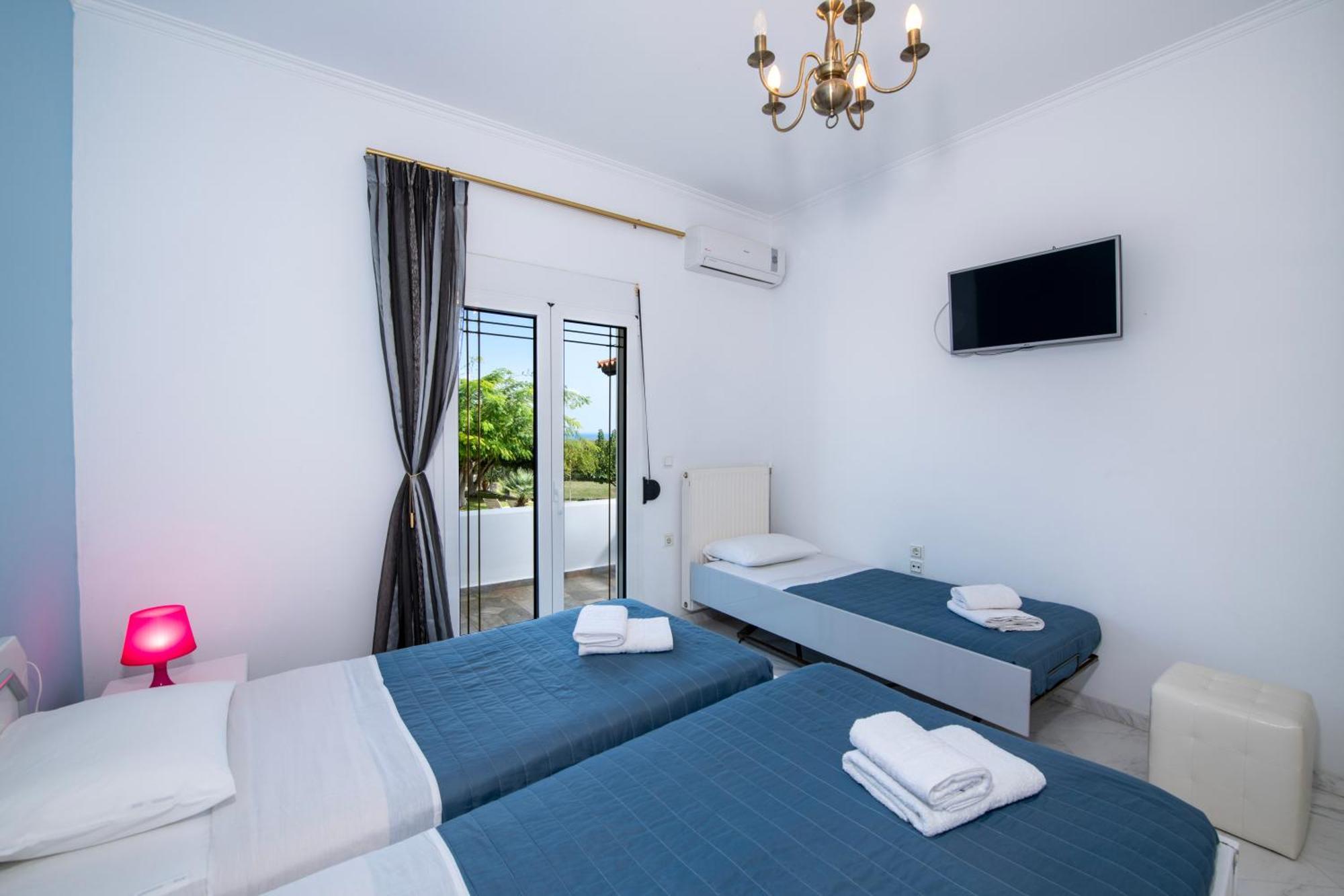 Villa Eleni 100M From The Sea Rapanianá 外观 照片