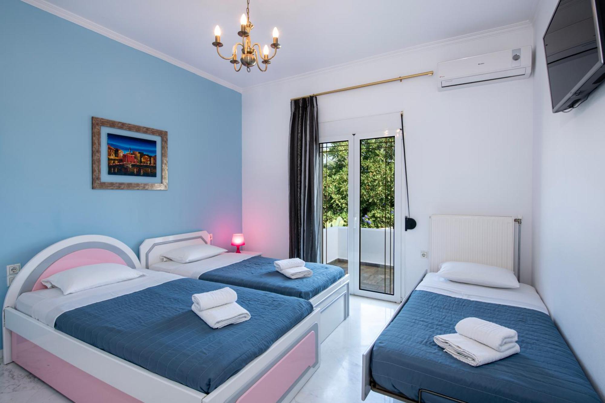Villa Eleni 100M From The Sea Rapanianá 外观 照片