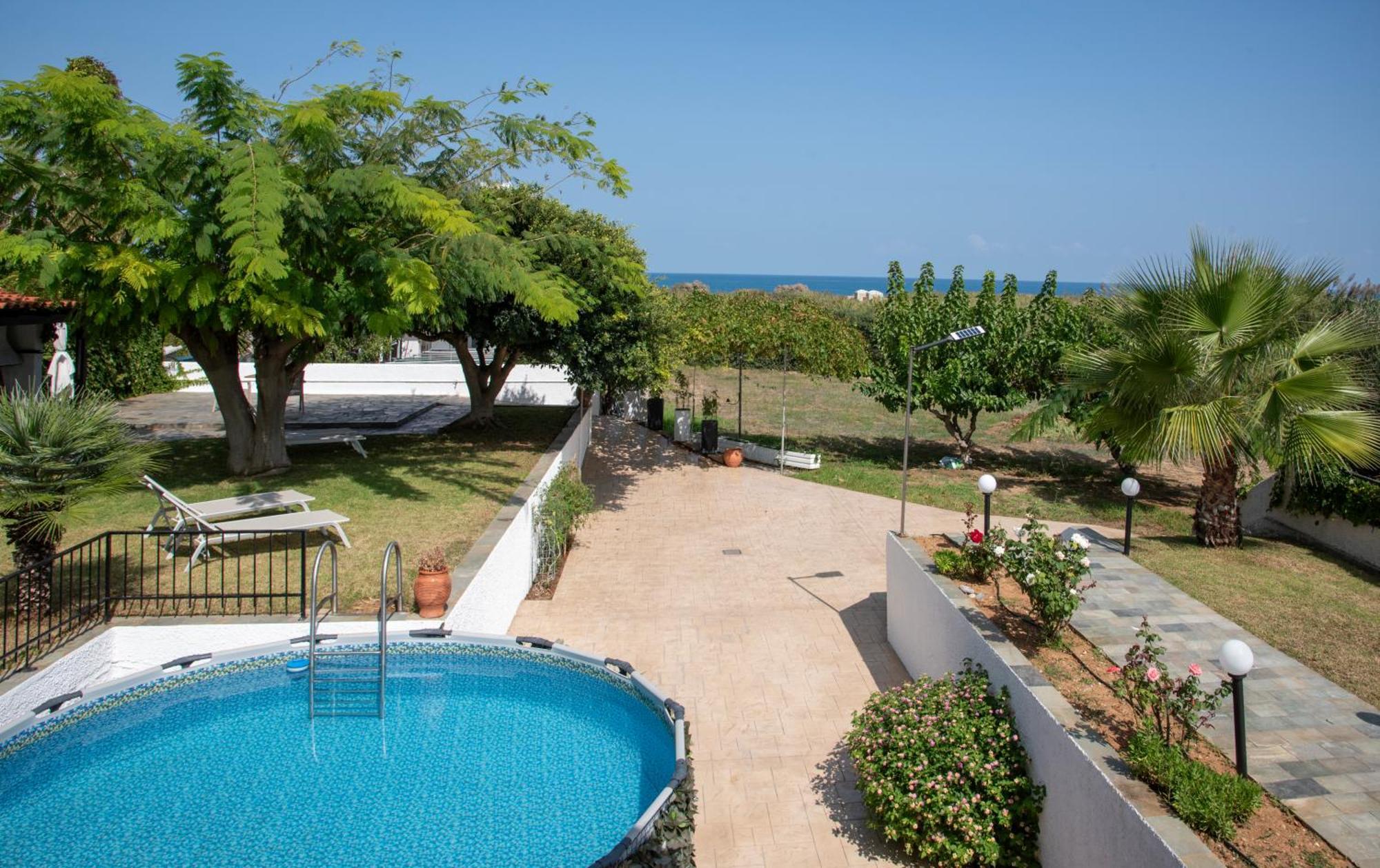 Villa Eleni 100M From The Sea Rapanianá 外观 照片